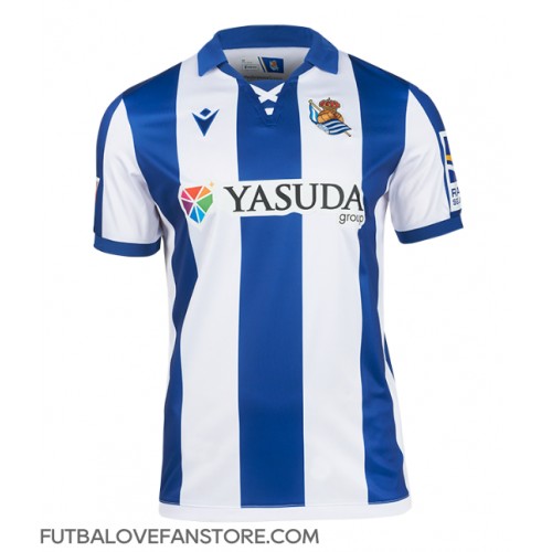 Real Sociedad Domáci futbalový dres 2024-25 Krátky Rukáv Real Sociedad Domáci futbalový dres 2024-25 Krátky Rukáv